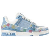 Louis Vuitton Trainer Sneaker Khaki Blue